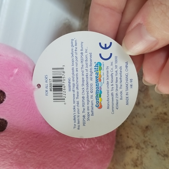 Mini Peeps Bunny Plushie Bean Bag - Picture 5 of 7